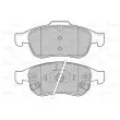 Jeu de 4 plaquettes de frein avant VALEO 601480 - Visuel 2