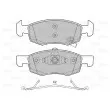 Jeu de 4 plaquettes de frein avant VALEO 601482 - Visuel 2