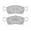 Jeu de 4 plaquettes de frein avant VALEO 601483 - Visuel 2