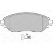 Jeu de 4 plaquettes de frein avant VALEO 601485 - Visuel 2