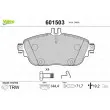 Jeu de 4 plaquettes de frein avant VALEO 601503 - Visuel 1
