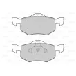 Jeu de 4 plaquettes de frein avant VALEO 601518 - Visuel 2