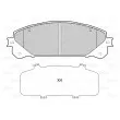 Jeu de 4 plaquettes de frein avant VALEO 601533 - Visuel 2