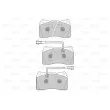 Jeu de 4 plaquettes de frein avant VALEO 601549 - Visuel 2