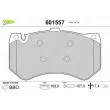 Jeu de 4 plaquettes de frein avant VALEO 601557 - Visuel 1