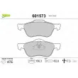 Jeu de 4 plaquettes de frein avant VALEO 601573 - Visuel 1