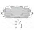 Jeu de 4 plaquettes de frein avant VALEO 601595 - Visuel 2