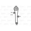 Pompe à eau + kit de courroie de distribution VALEO 614505 - Visuel 2