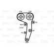 Pompe à eau + kit de courroie de distribution VALEO 614565 - Visuel 2