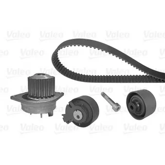 Pompe à eau + kit de courroie de distribution VALEO 614569