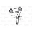 Pompe à eau + kit de courroie de distribution VALEO 614589 - Visuel 2