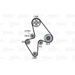 Pompe à eau + kit de courroie de distribution VALEO 614680 - Visuel 2