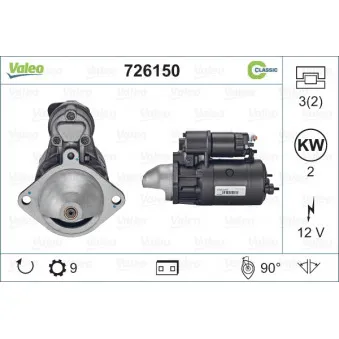 Démarreur VALEO 726150