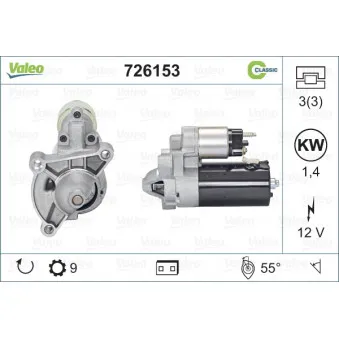 Démarreur VALEO 726153