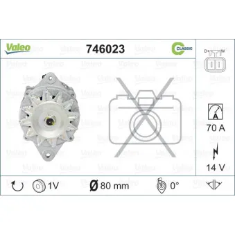 Alternateur VALEO 746023