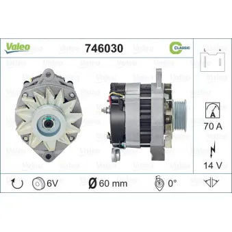 Alternateur VALEO 746030