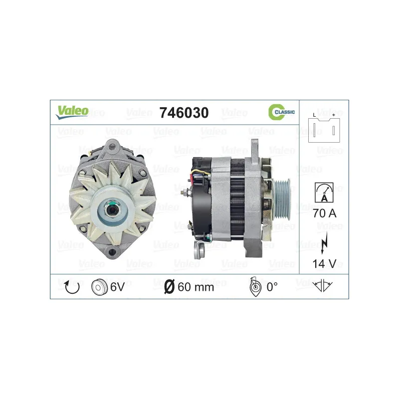 Alternateur VALEO 746030
