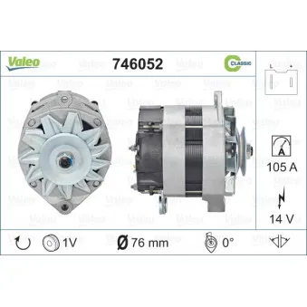 Alternateur VALEO 746052