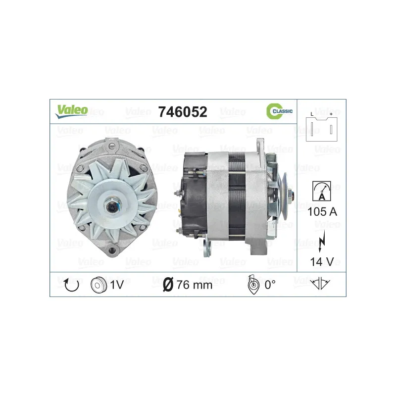 Alternateur VALEO 746052