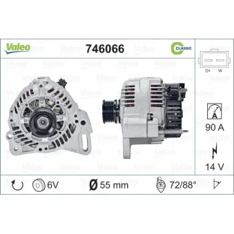Alternateur VALEO 746066
