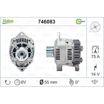 Alternateur VALEO 746083