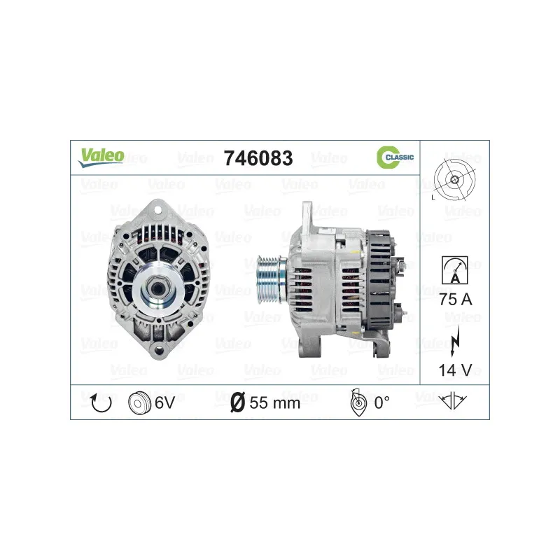 Alternateur VALEO 746083