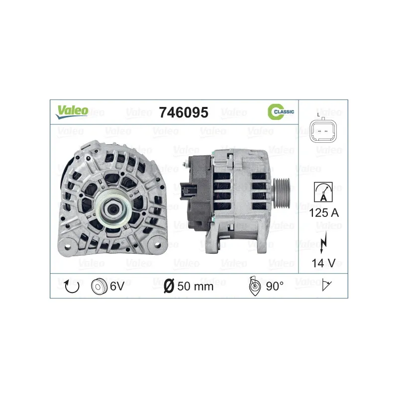 Alternateur VALEO 746095