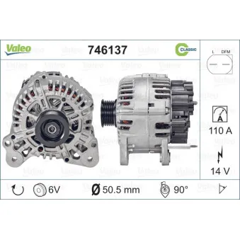 Alternateur VALEO 746137