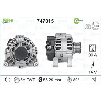 Alternateur VALEO 747015