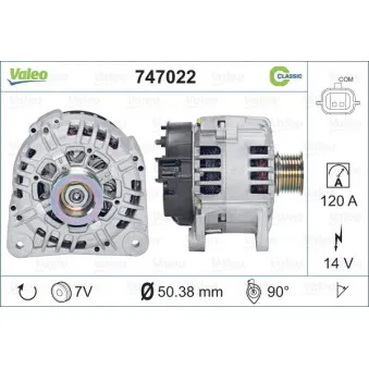 Alternateur VALEO 747022