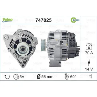 Alternateur VALEO 747025