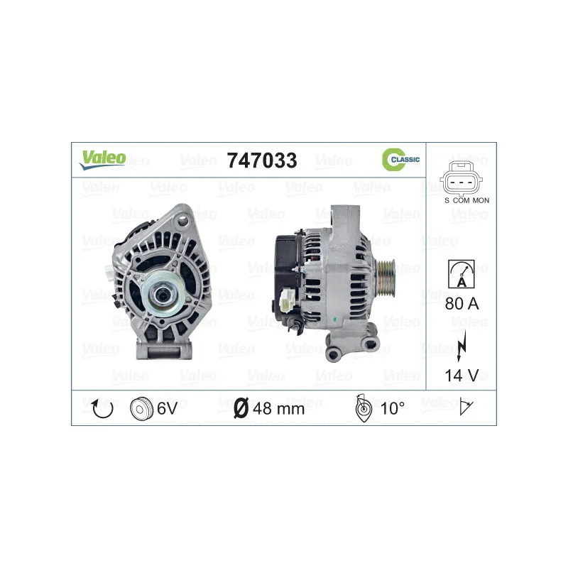 Alternateur VALEO 747033