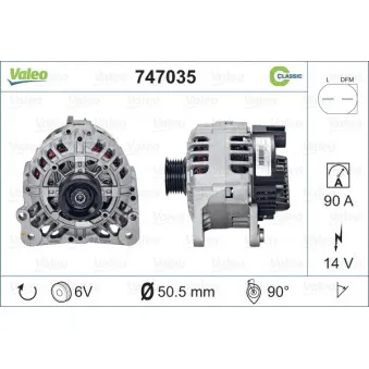 Alternateur VALEO 747035