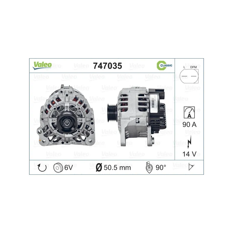 Alternateur VALEO 747035