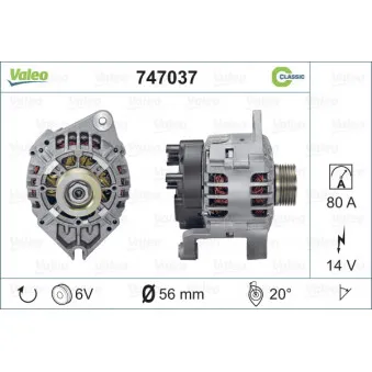 Alternateur VALEO 747037