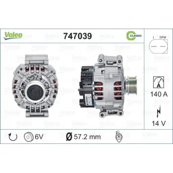 Alternateur VALEO 747039