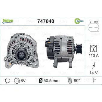 Alternateur VALEO 747040
