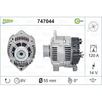Alternateur VALEO 747044