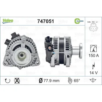 Alternateur VALEO 747051