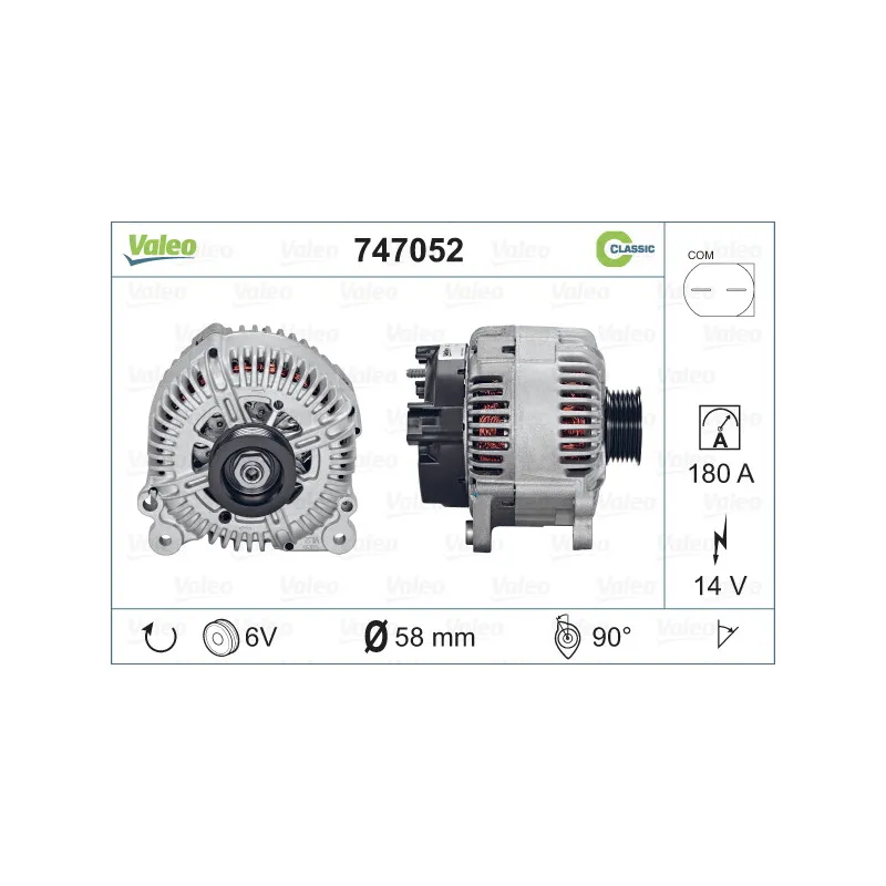 Alternateur VALEO 747052