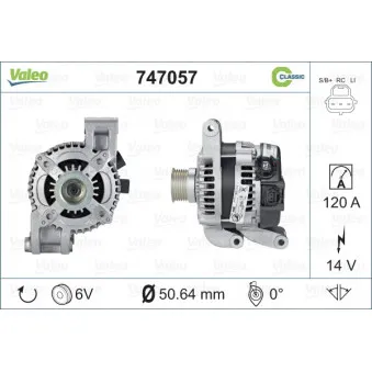 Alternateur VALEO 747057