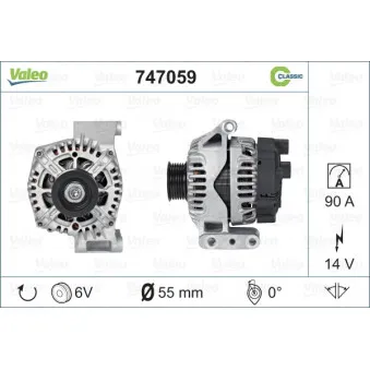 Alternateur VALEO 747059