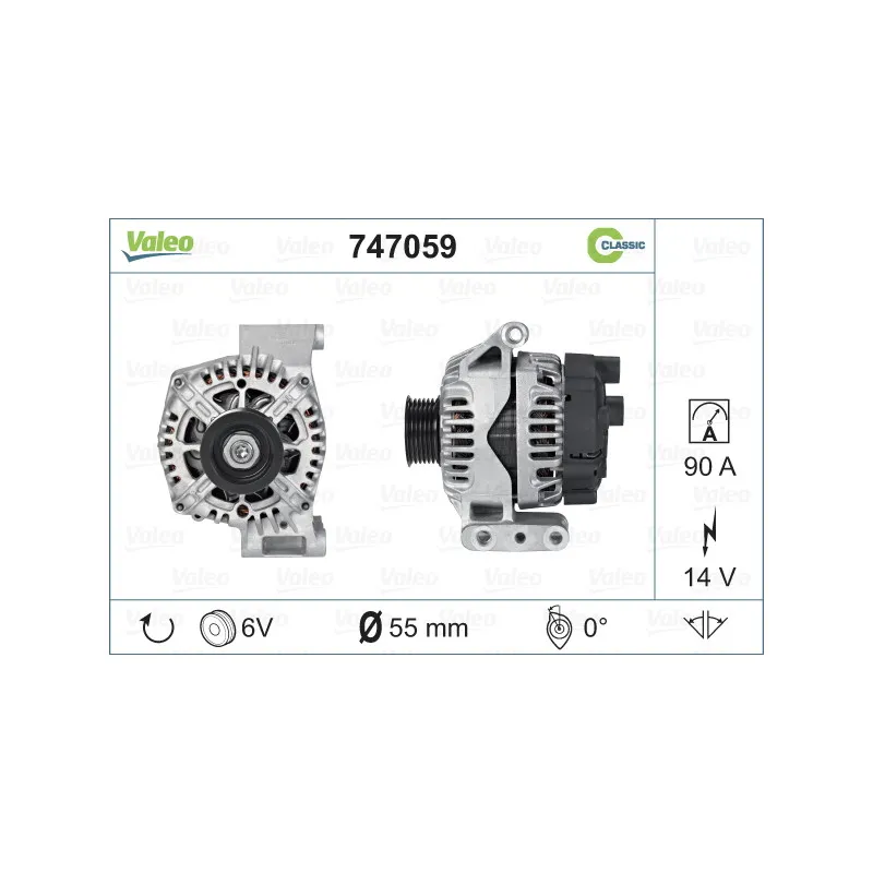 Alternateur VALEO 747059