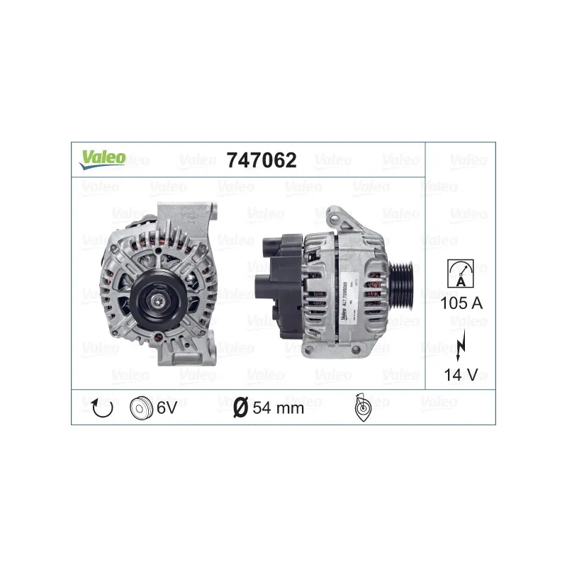 Alternateur VALEO 747062
