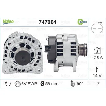 Alternateur VALEO 747064