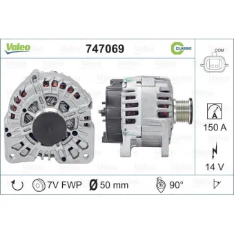 Alternateur VALEO 747069