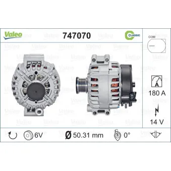 Alternateur VALEO 747070