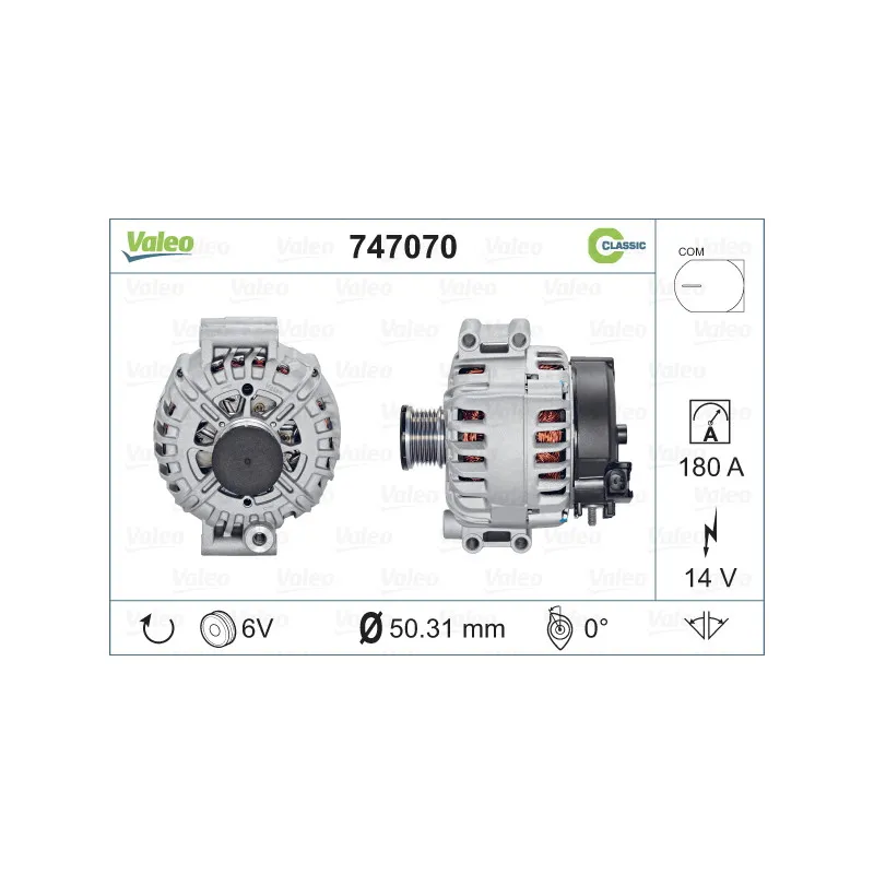 Alternateur VALEO 747070