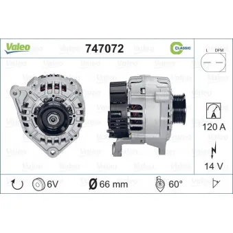 Alternateur VALEO 747072