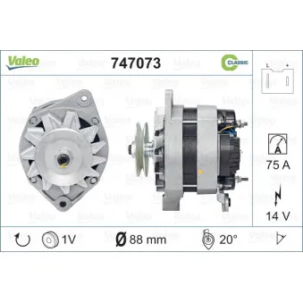 Alternateur VALEO 747073